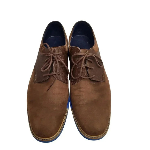 Cole Hahn Great Jones Saddle C11239 Brown/Blue Man's Size 13 M - Picture 6 of 9